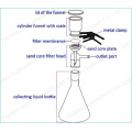 laboratory Glass Solvent Filter Appratus price glass filter funnel 300ml